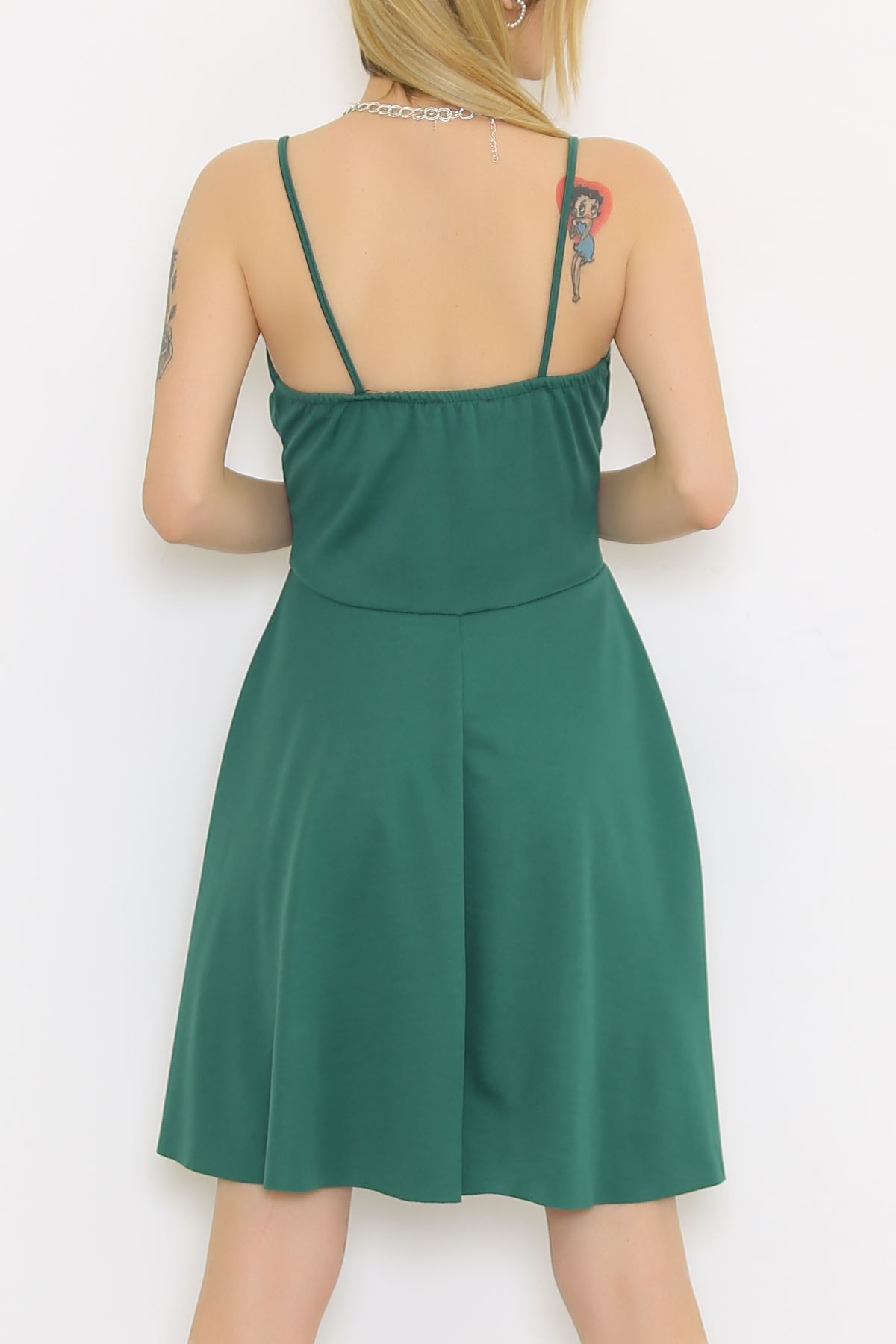 Askılı Elbise Yeşil - 581746.1592.