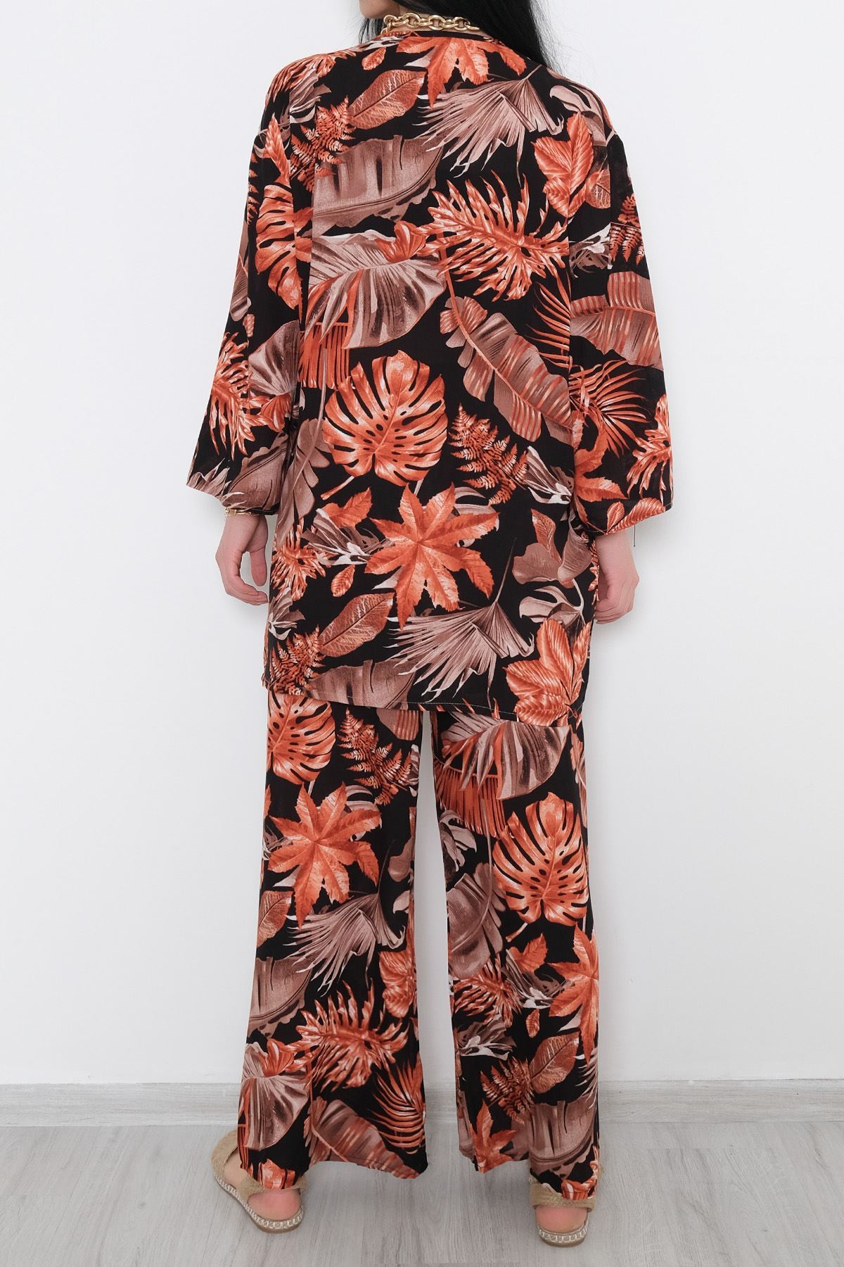 Kimono Takım Kahverengituruncu - 10553.1095.