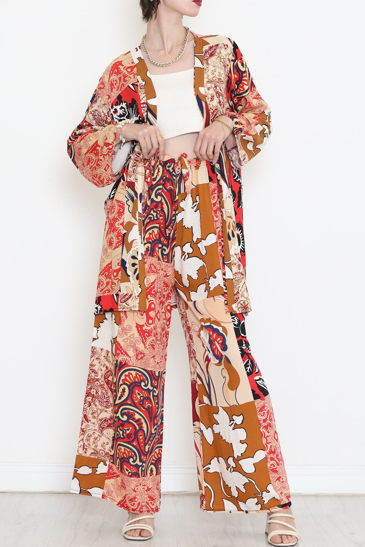 Kimono Takım Kiremit - 10553.1095.