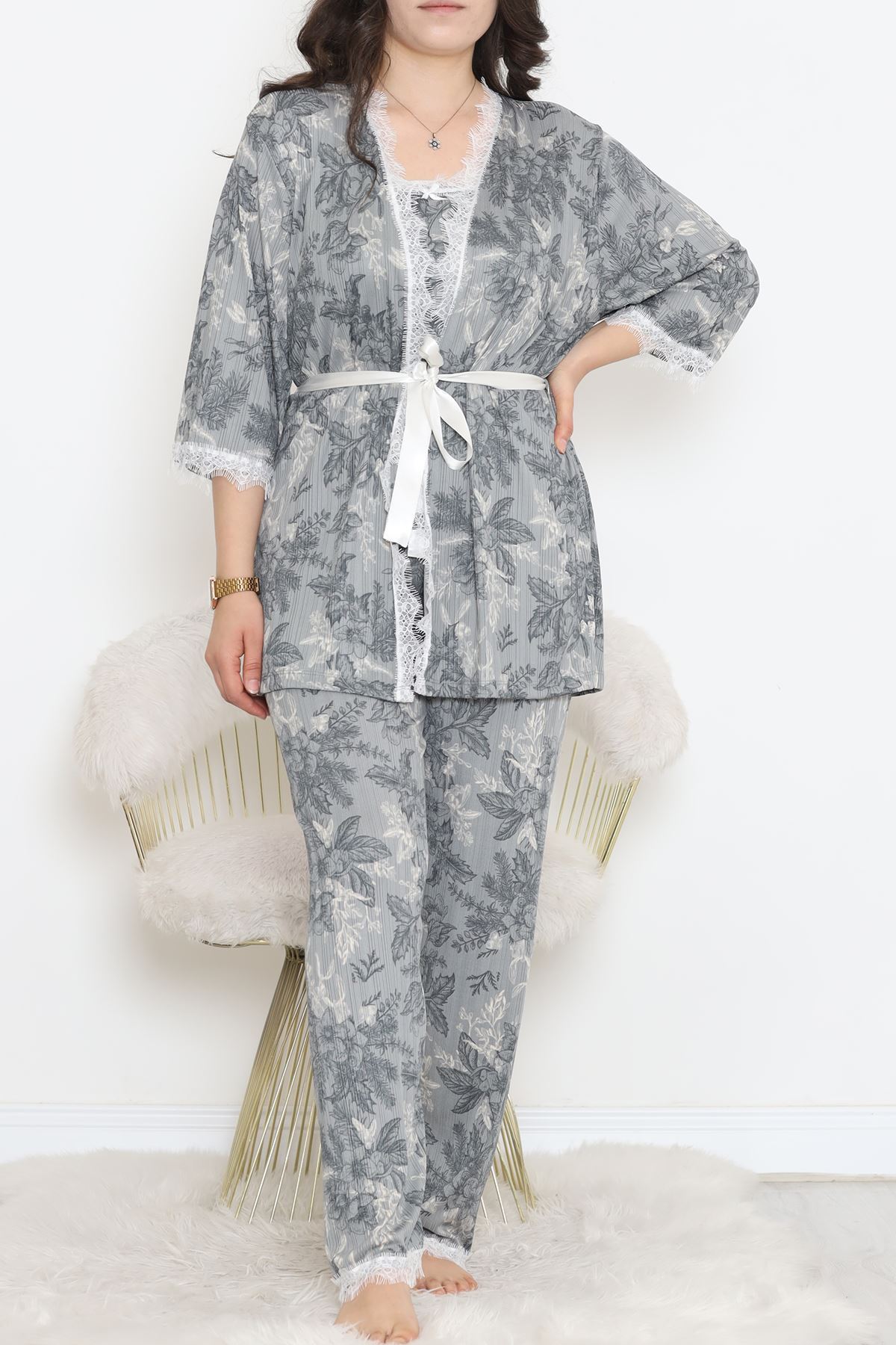 Battal Pegasus Set Pijama Takımı Suyeşili - 670.1287.